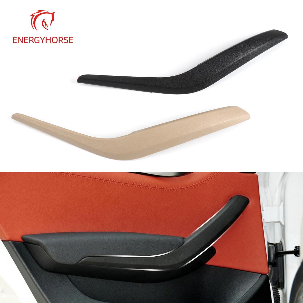 High Quality Black Beige Interior Door Inner Armrest Panel Handle Pull Trim Cover Car Accessories For BMW X1 E84 51412991775