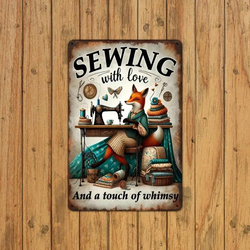 Vintage Tin Sign 8x12 Inch Metal Wall Art Home Bar Kitchen Cafe Decor