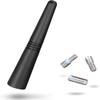 1 Set Autoantenne Mini Kurz Fahrzeugzubehör Starkes Radio Dachmontage Fm Am Dab Schwarz 9cm Länge Auto Universal Mit Schrauben