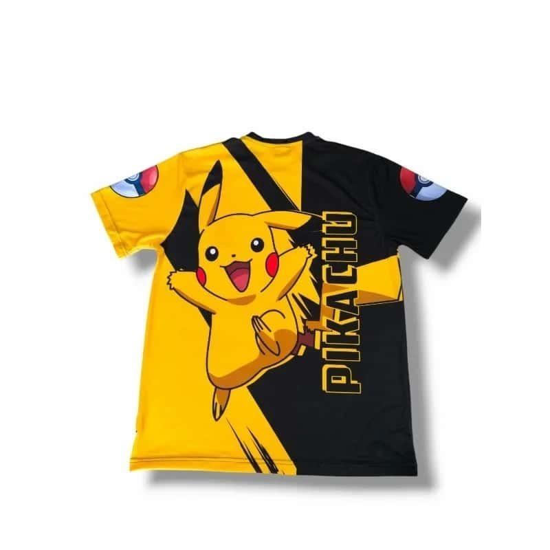 

2026 Hot-Selling Summer Pokémon Breathable Quick-Dry T-Shirt for Children Casual Sports T-Shirt 100