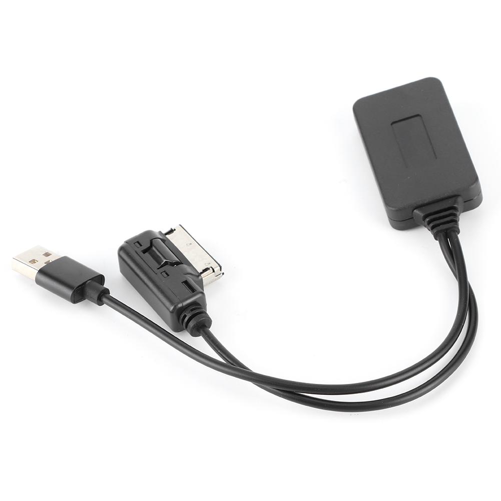 Adaptador Bluetooth AMI MMI Cabo Auxiliar com Alimentação USB Compatível com A5 8T A6 4F A8 4E Q7 7L