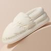 Bag heel cotton slippers winter waterproof velvet indoor household winter plush cotton shoes winter