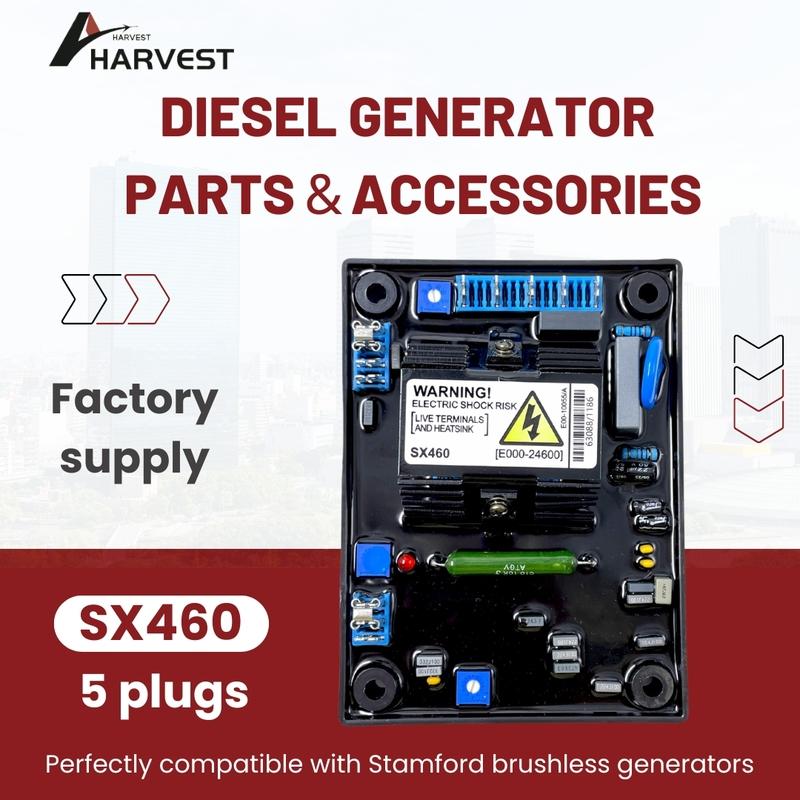 SX460 AVR Brushless Diesel Generator Automatic Voltage Regulator Stabilizer Electric Power Parts for Industrial Use