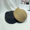 Classic Straw Pillbox Hat Fedoras Sun Hat Fashion Painter Hat  Wedding Party