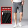 Hengyuanxiang Men's Ice Silk Casual Quick-Dry Shorts