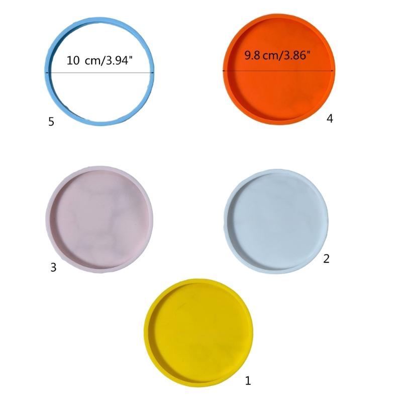Resin Coaster Silicone Molds Durable Silicone Coaster Molds for Resin Casting Cup Mat Epoxy Resin Mold Crafts Decoration