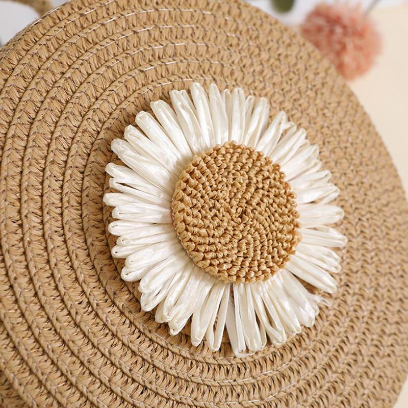 10 Stück Sonnenblumen & Gänseblümchen Bastelverzierungen Weiß & Beige DIY Dekorationszubehör Für Strandhüte Kleidung Vorhänge Krawatten