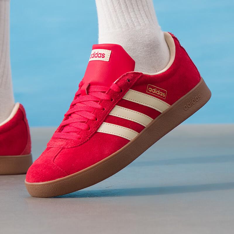 Adidas KK3774 Унисекс Повседневные Скейт-Кеды EU 38.5 красный