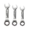 Short Handle Adjustable Head Ratchet Wrench Mini Fast Ratchet Wrench Labor-Saving Auto Repair Hardware Dual-Purpose Wrench Tool