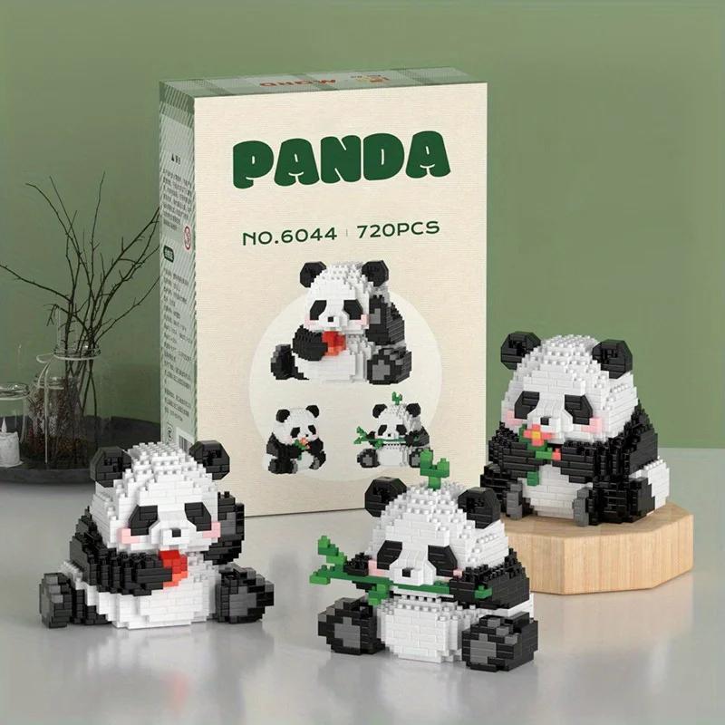 

Cute Panda Building Blocks: Creative Series Educational Toy For Model Decoration Halloween/Thanksgiving Day/Christmas gift