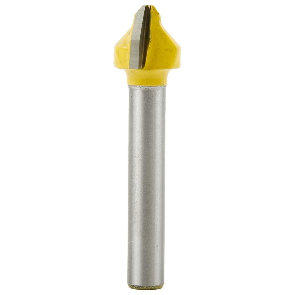 Router Bit 90 Degree Carbide Cutting Performance V-shaped