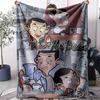 RIPMr BBeans Wurfdecke Weiche Flanelldecke Sommerdecke Leichte Gemütliche Nickerchen-Decke für Sofa Bett ReiseR-I-P
