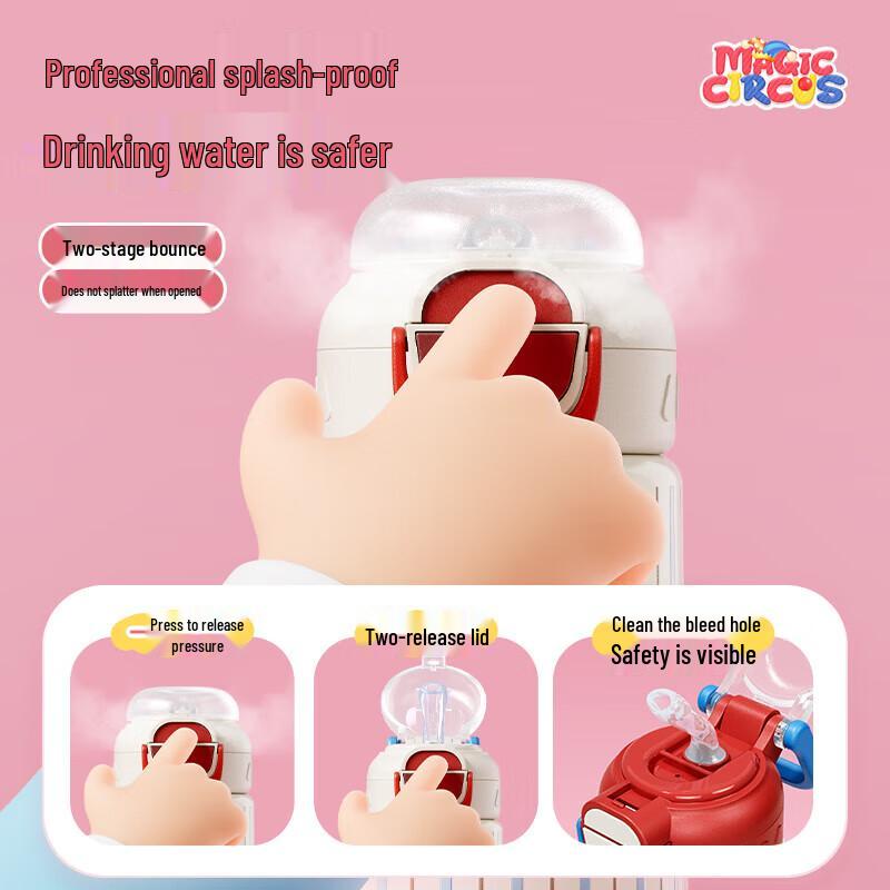 RELEA Miaoduoduo Karneval Liten Blå Hund 600ML Isolerad Termosmugg