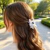 Medium Length Hair Clip Halloween Claw Cute Ghost Gripper Firm Grip with Daily Wear Accessory Shimmer