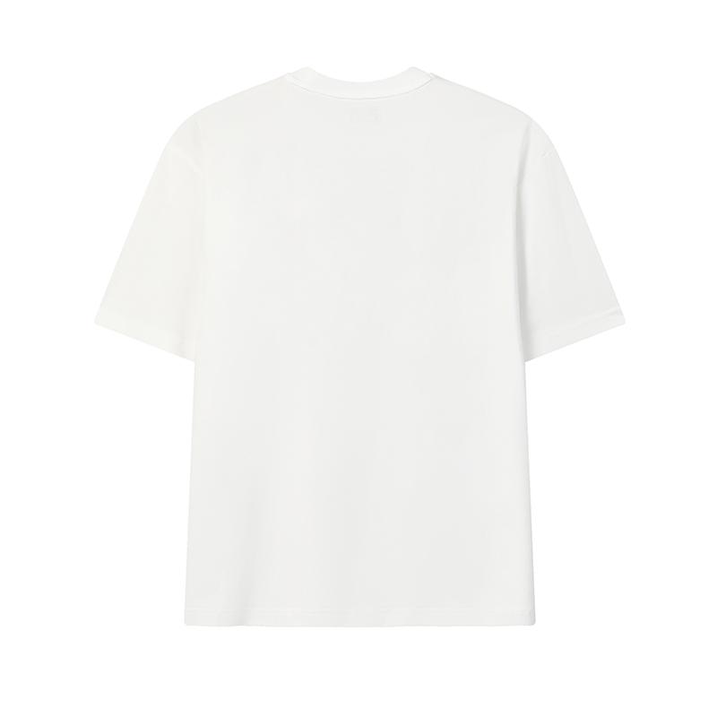 Fila Original Comfortable Crew Neck Short Sleeve T-Shirt Men Tops F51U629105F-WT