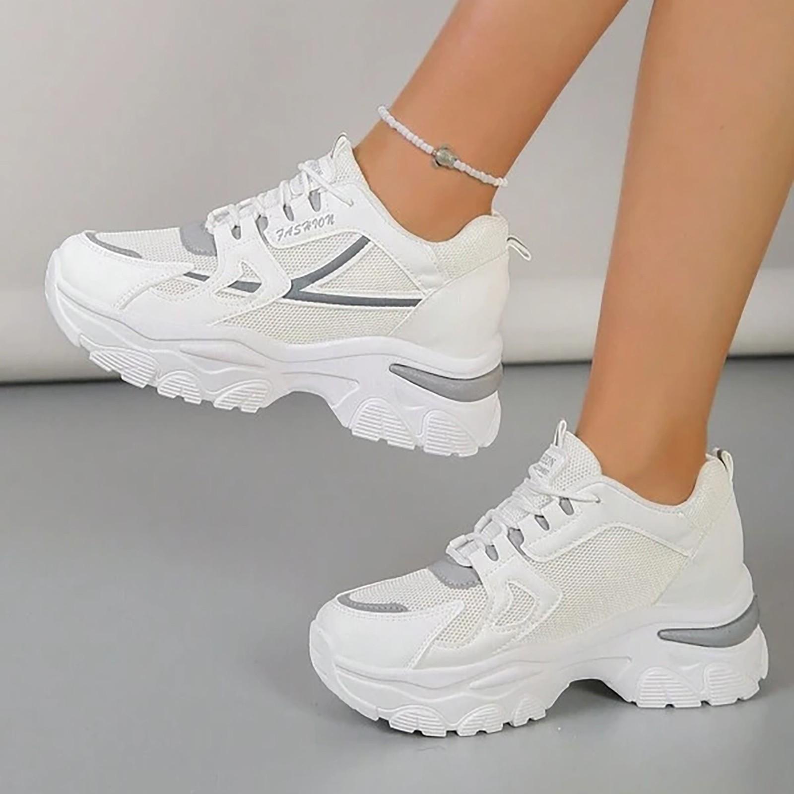 

Women Sneakers 2026 Fashion Breathble Vulcanized Shoes Leisure Summer Sport Shoes Running Shoes Breathable Fashion Zapatillas 37 серый