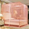 Encrypted Zipper Mosquito Net for 1.2m-2m Beds, Three-Door Design