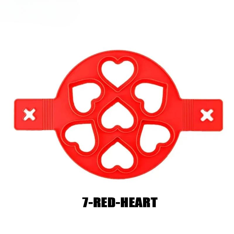 Köksredskap Gadget Tillbehör Pannkakslagg Silikonform Nonstick Kokpanna Vänd Ägg Form Kök Matlagningsverktyg Tillbehör