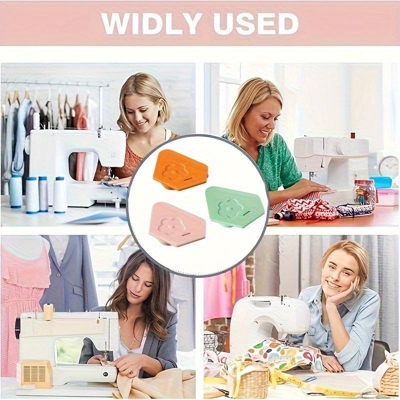 1 Stück Magnetisches Nähmaschinen-Fußpedal-Set mit mehrförmigen Nähfüßen (Sechseckig/Rechteckig/Oval) - Magnetische Befestigung