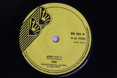 7inch Record TRIBE  Africa Part 1  Part 2 BB003 BB RECORDS UK Reggae Ska  Dub Used