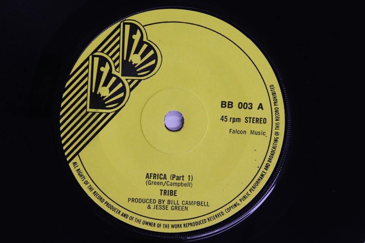 

7inch Record TRIBE Africa Part 1 Part 2 BB003 BB RECORDS UK Reggae Ska Dub Used