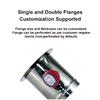 304 Stainless Steel Motorized Pneumatic Damper Valve AC220V DC12V DC24V for Hospital Lab Fresh Air HVAC System