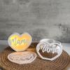 Silicone Mould Mother's Day Silhouettes Molds Plasters Molds Heart Casting Molds for Wedding Home Decoration