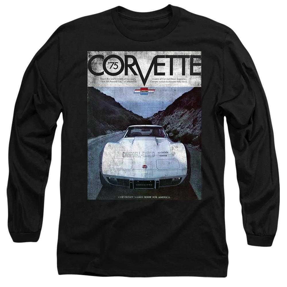 Chevrolet Unisex Adult Corvette 75 Poster Long-Sleeved T-Shirt