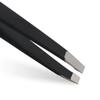 20pcs Stainless Steel Pink Slanted Black Tip Point Hair Removal Eyebrow Tweezers Harmless Face Makeup Beauty Tool