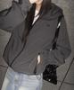 Chicks Daily Windbreaker Charcoal