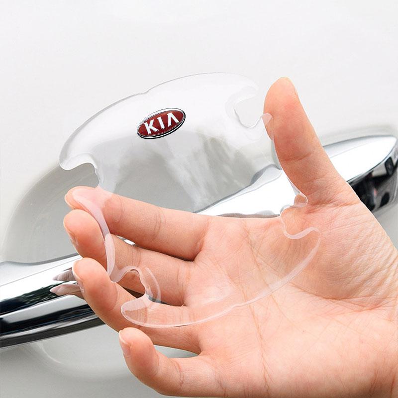 4PCS Transparent Car Door Anti-collision Protector Bumper Strip Sticker For Kia Rio 3 K2 Ceed Cerato K3 Sportage 4 Picanto K5 Optima Sorento