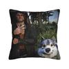 Gaming RDR2 Arthur Morgan Square Pillow Cases US West Cowboy Cushion Covers Awesome Zipper Decorative Pillowcover for Home 18"