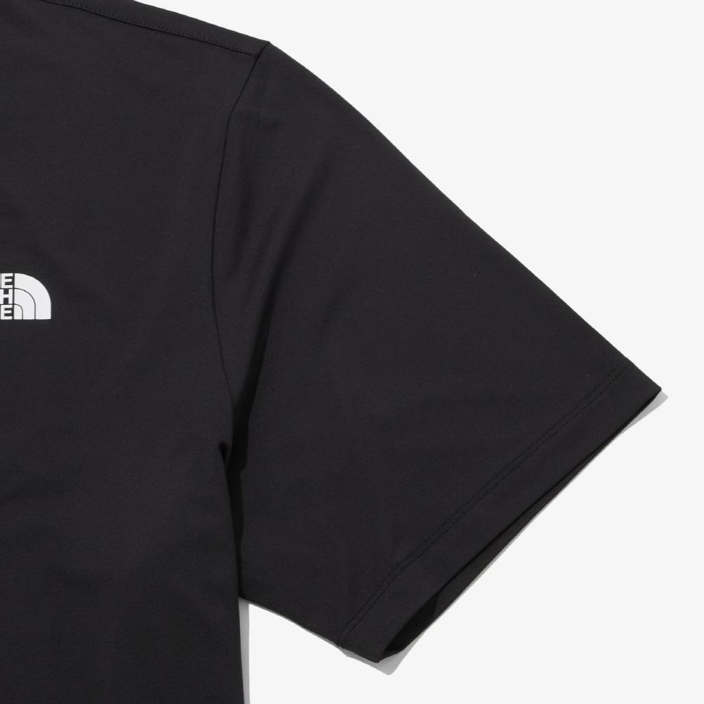 THE NORTH FACE T-Shirts Unisex Black Crew Neck Moderate NT7UP02A