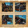 Creative Pirate Ship Adventure Ship Set Building Blocks DIY Luminous Building Blocks Decorative Bricks Boy Toy Gift