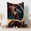 Cool Anime K-Kagurabachi printed throw blanket—lightweight,soft,warm;versatile blanket all seasons—perfect air-conditioning throw,nap blanket