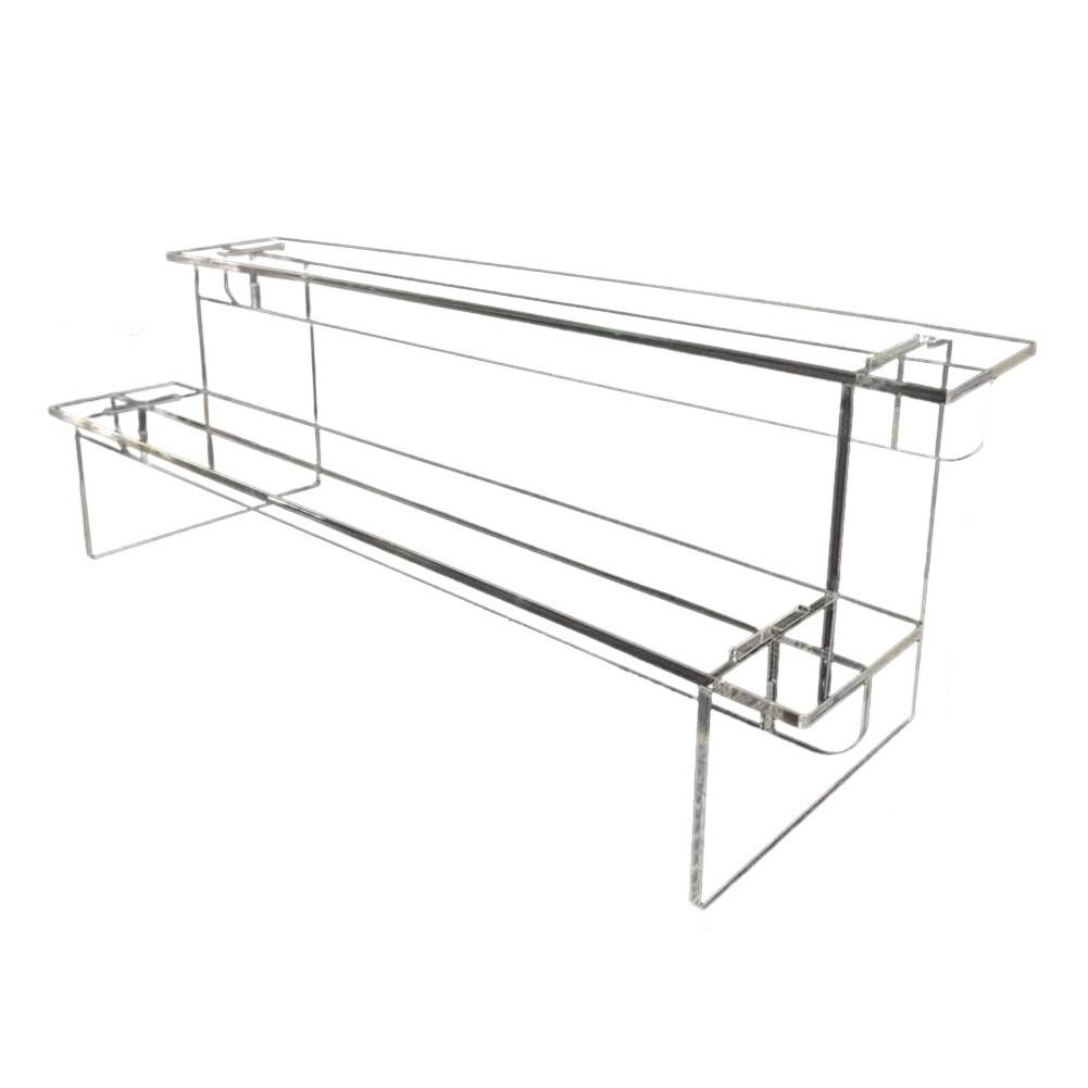 Acrylic Display Stands Displaying Transparent Ladder