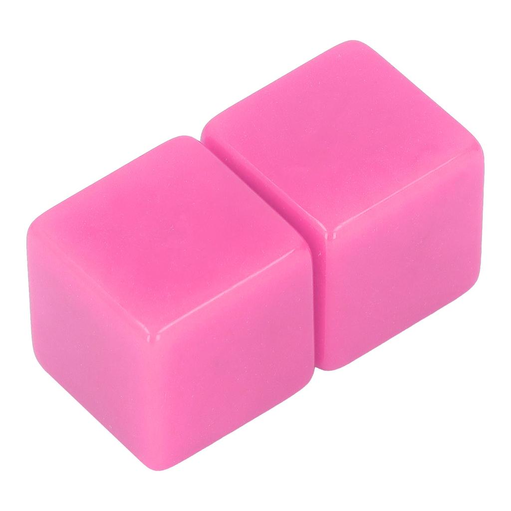 6 st. Blankt Tärningsset Rätvinkliga Plast Hexaedriska Kuber Klassrum Brädspel DIY Matematik Räkning Undervisning Partyfavorit