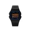 Casio Relógio personalizado série modificada coragem decisiva à prova d'água luminoso Quartzo mesmo estilo para homens e mulheres mostrador colorido F-91W-1
