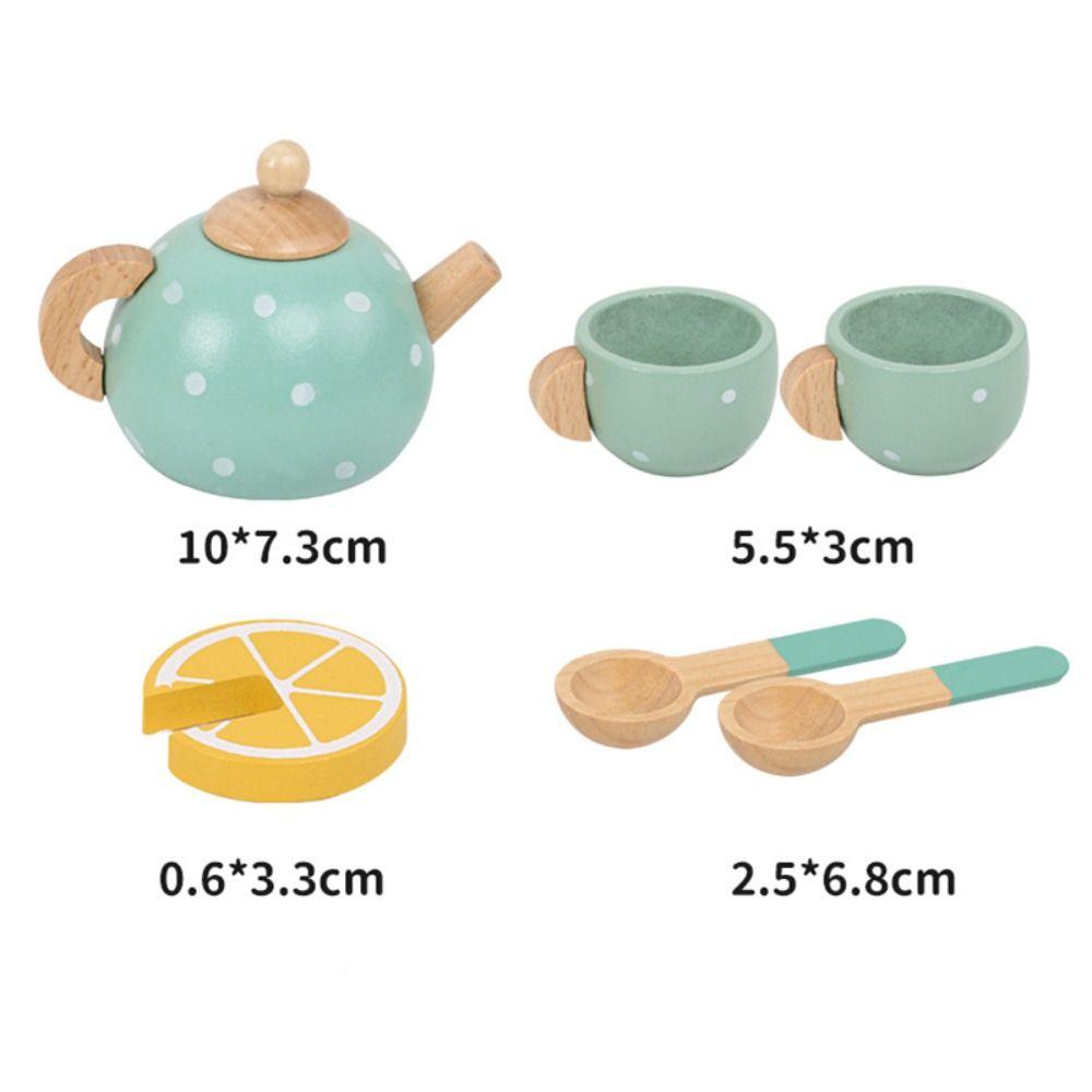 Food Afternoon Tea Set Toy Intellectually Beneficial    Toddlers Girls Boys