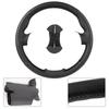 Car Steering Wheel Cover For Jeep Compass Grand Cherokee Wrangler Patriot 2012-2014 Soft Suede Leather Steering Wheel Hand-sewn