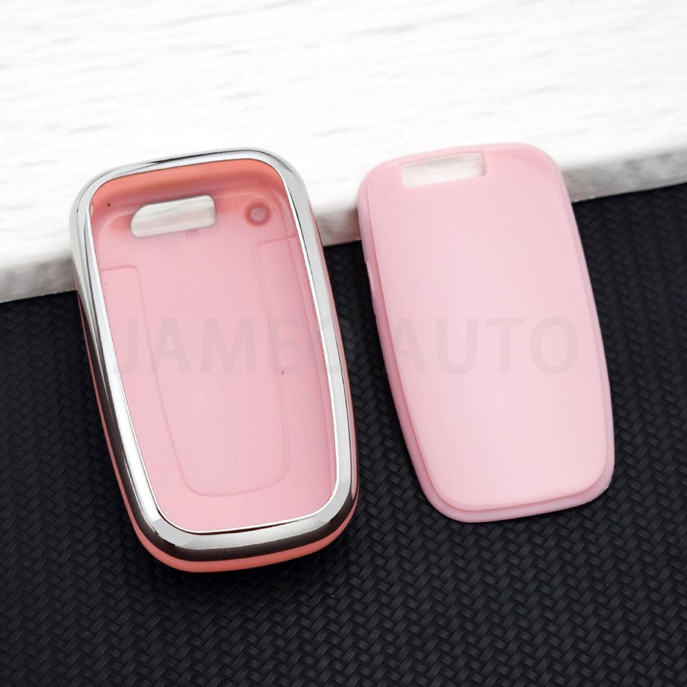 4 Button Tpu Key Case Cover For Hyundai Tucson Azera Ix35 Sonata For Kia Sportage R Borreed Sorento K5 K7 Key Holder Key Chains