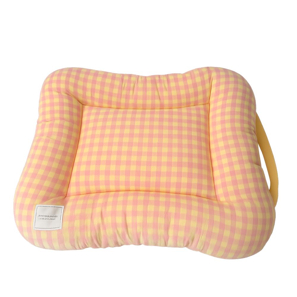Macaron Plaid Dog Cushion Non-slip Pet Mattresses Breathable Cat Mat for Cats and Dogs