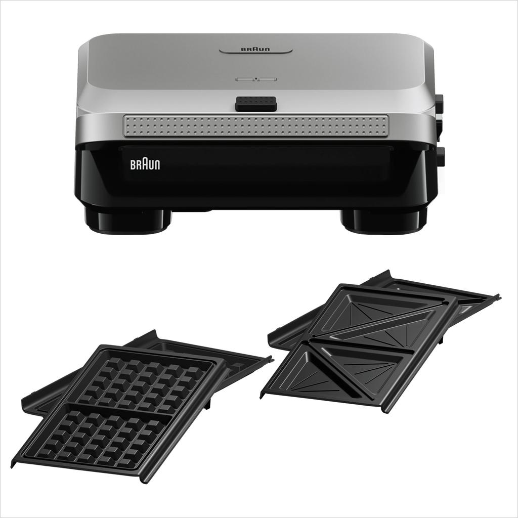 Braun Sm5005 2-in-1 Sandwich Maker and Waffle Maker