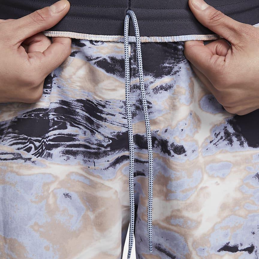 Nike ACG Women's Printed Trail Running Shorts Black Anthracite White DZ7586-015