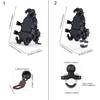 Motorcycle Phone Holder Vibration Damping System Universal Smartphone Clamp Quick Adjust Mount Shockproof For Bike