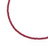 standingfish red jade necklace (3mm)