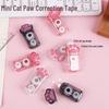 Cartoon Cat Paw Correction Tape: 6m Smooth Correction for Students