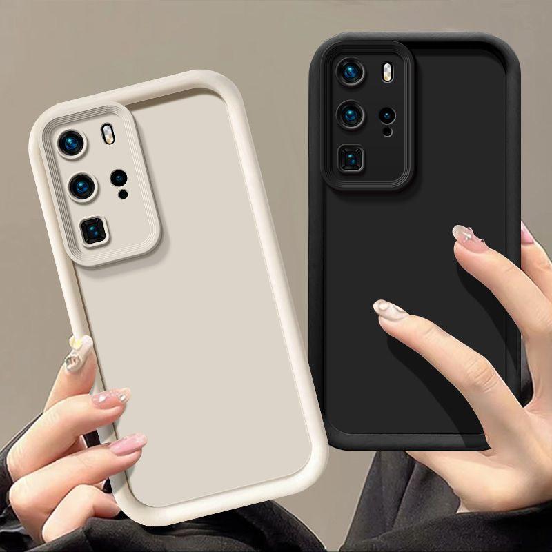For Huawei P40 Pro Case Huawei P40 Plus Phone Case Huawei ELS-NX9, ELS-N04 Anti Fall Protection Luxury Matte Soft Cover