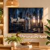 Custom Name Bride of Frankenstein 5D Diamond Painting Personalized Full Drill Diamond Art Kit Gift