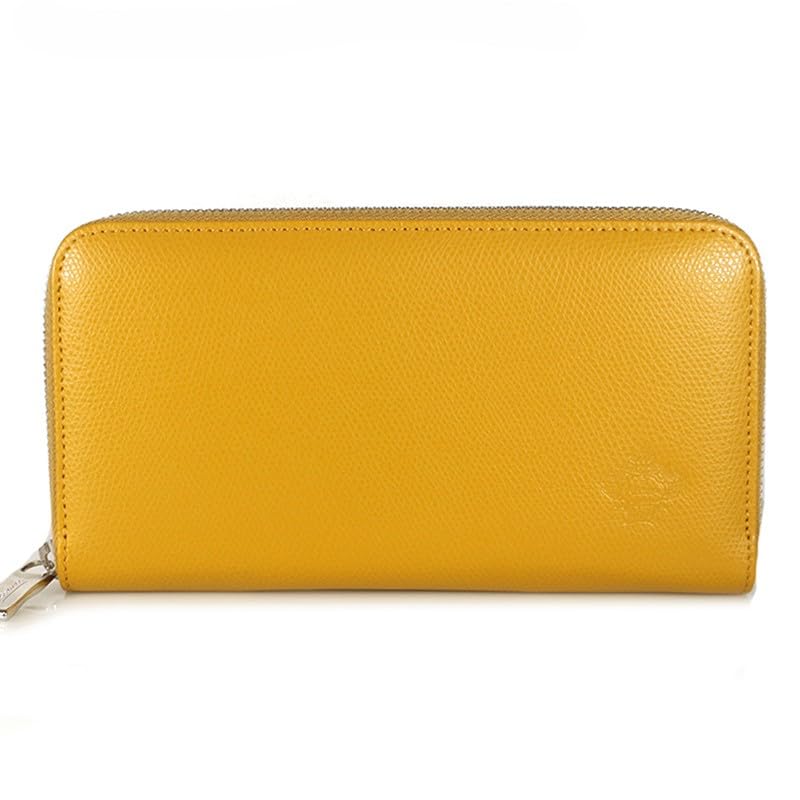 

[Orobianco] First landing model in Japan round zipper long wallet genuine leather palm leather men s Ladies [Made in Italy] wallet leather wallet